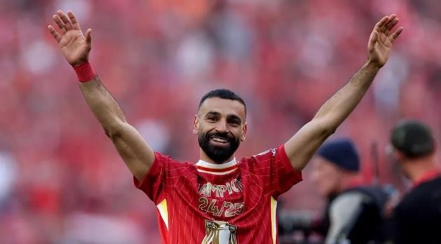 Mohamed Salah ăn mừng cùng Liverpool, thể hiện quyết tâm cho mùa giải Ngoại Hạng Anh tiếp theo