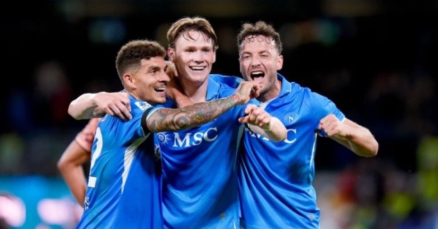 Tiền vệ Scott McTominay đóng vai trò quan trọng trong lối chơi của Napoli mùa này