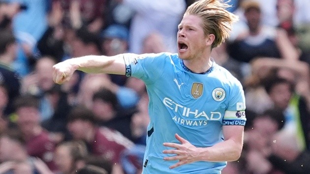 Kevin De Bruyne trong màu áo Manchester City, tương lai vẫn còn bỏ ngỏ.