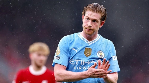 Kevin De Bruyne trong màu áo Manchester City