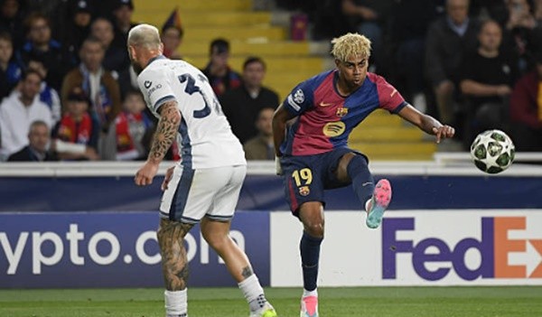 Lamine Yamal cho thấy phẩm chất của một ngôi sao hàng đầu thế giới trong trận đấu với Inter Milan.